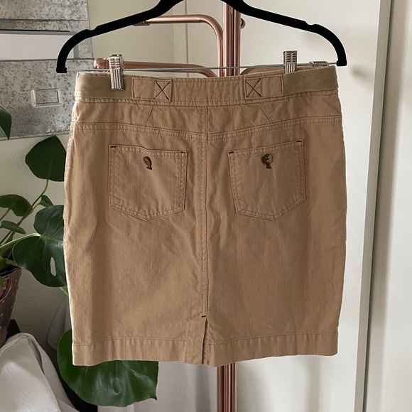 Anthropologie Button Fly Mini Skirt - Picture 2 of 9